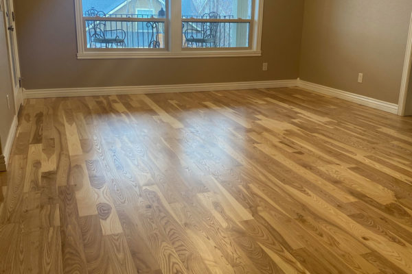 custom hardwood flooring in upstairs bedroom